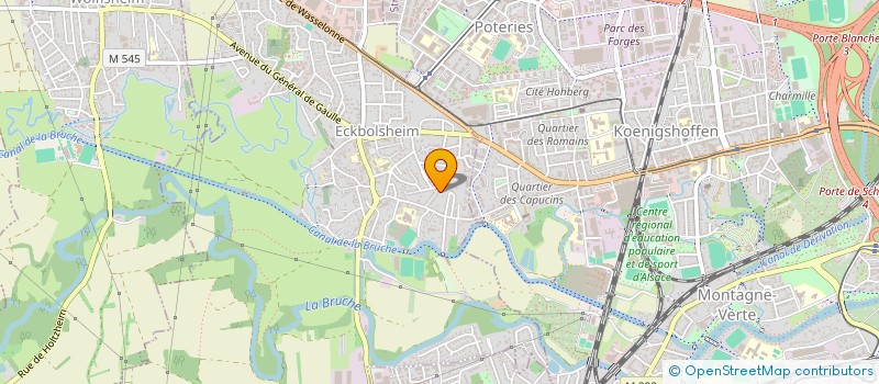 localisation de l'entreprise SCI FSGC PARIS  ECKBOLSHEIM