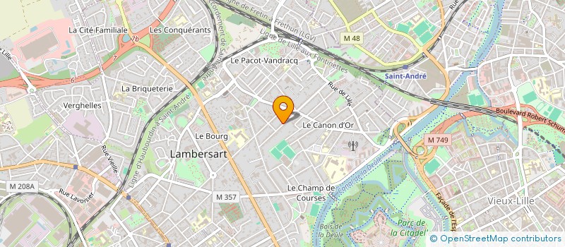 localisation de l'entreprise SCI FSJS à LAMBERSART