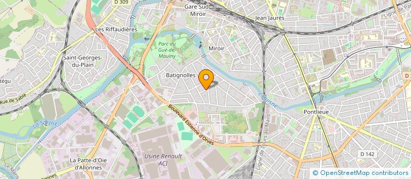 localisation de l'entreprise SCI FSK IMMO  LE MANS