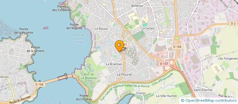 localisation de l'entreprise SCI FSL  SAINT-MALO