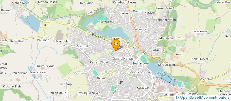 localisation de l'entreprise SCI FSLT  SAINT-RENAN