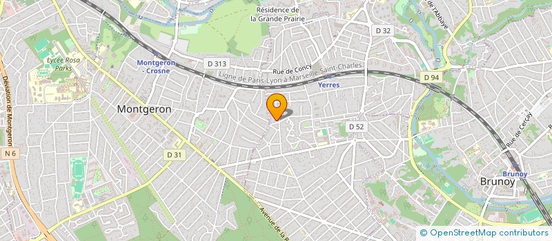 localisation de l'entreprise SCI FSM PATRIMOINE  YERRES