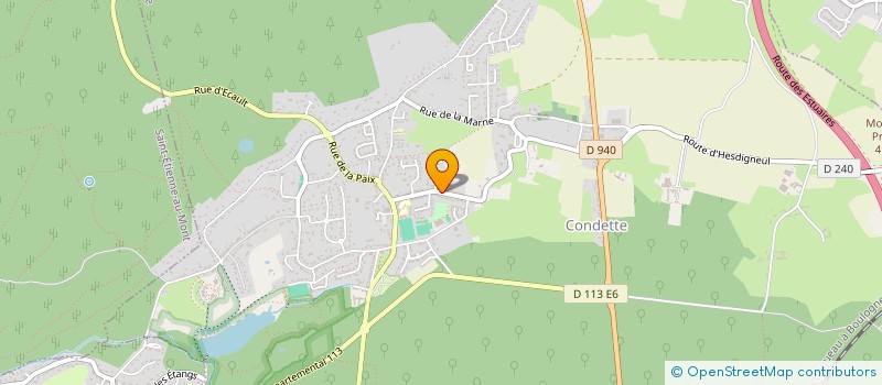 localisation de l'entreprise SCI FSP L'ATALANTE  CONDETTE