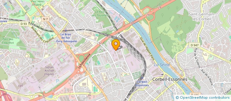localisation de l'entreprise SCI FSTMS à CORBEIL-ESSONNES