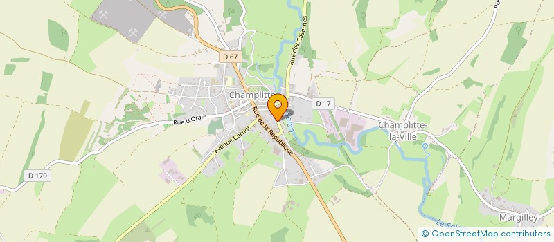 localisation de l'entreprise SCI FSVC  CHAMPLITTE