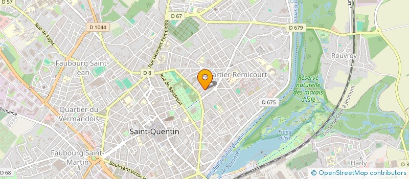 localisation de l'entreprise SCI FT 2 H  SAINT-QUENTIN