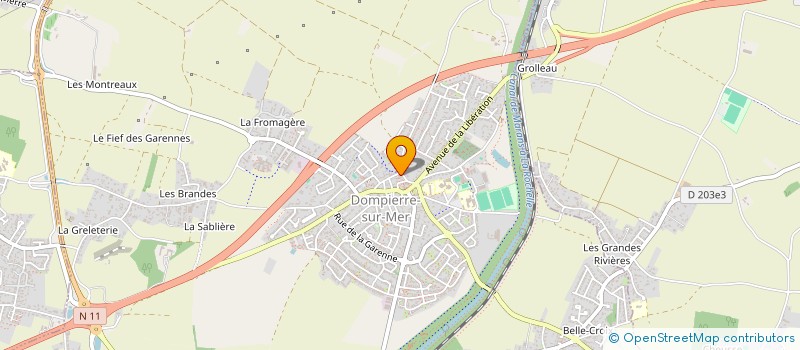 localisation de l'entreprise SCI FT  DOMPIERRE-SUR-MER