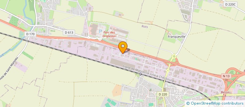 localisation de l'entreprise SCI FT HEROUVILLE-SAINT-CLAIR  CARPIQUET