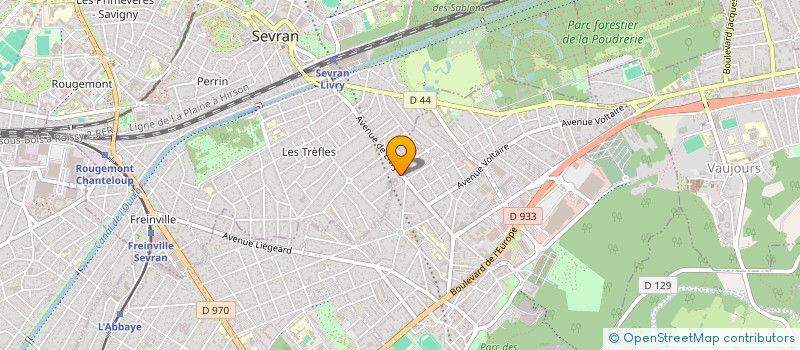 localisation de l'entreprise SCI FT LIVRY à SEVRAN