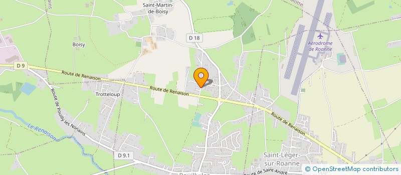 localisation de l'entreprise SCI FTAP  POUILLY-LES-NONAINS