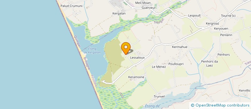 localisation de l'entreprise SCI FTB  TREOGAT