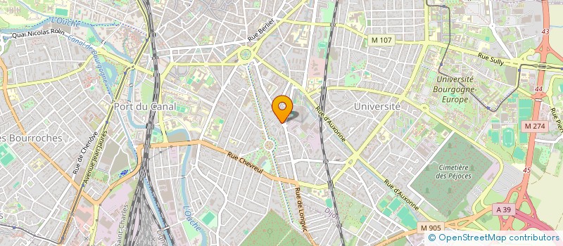 localisation de l'entreprise SCI FTBH à DIJON