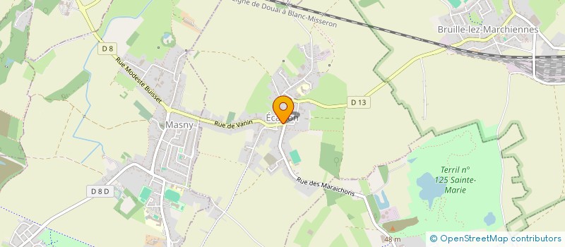 localisation de l'entreprise SCI FTD  ECAILLON