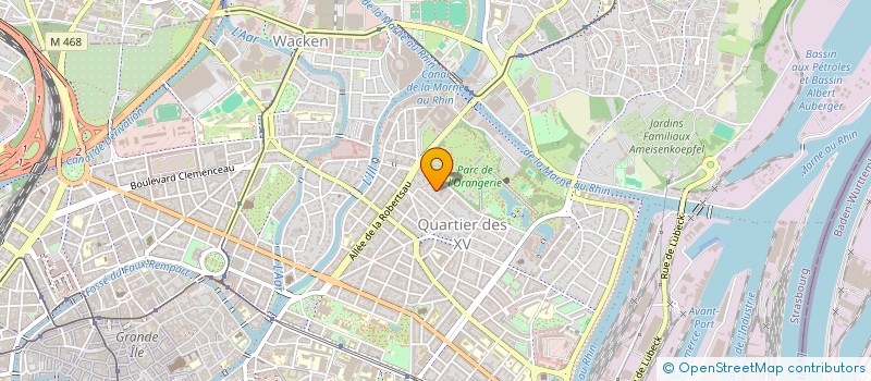 localisation de l'entreprise SCI FTH 07  STRASBOURG