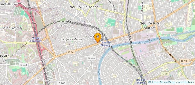 localisation de l'entreprise SCI FTH  LE PERREUX-SUR-MARNE