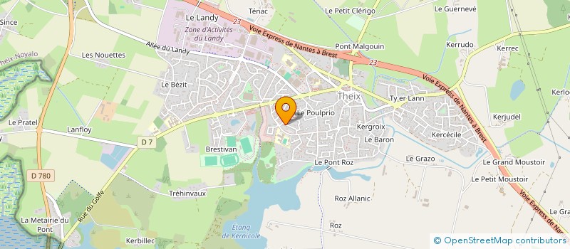 localisation de l'entreprise SCI FTJ56  THEIX-NOYALO