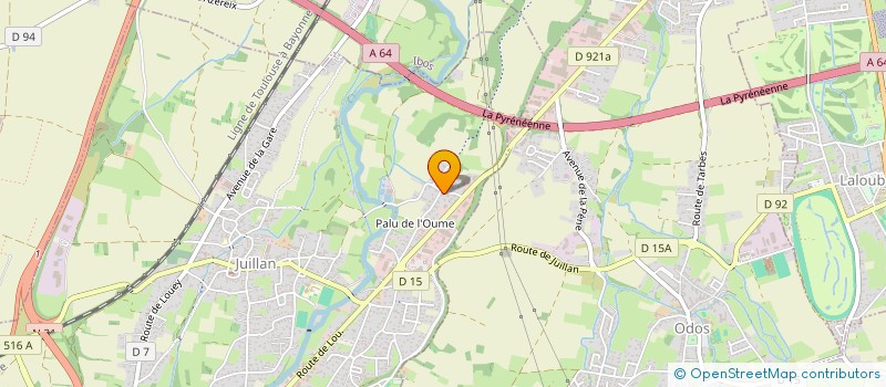 localisation de l'entreprise SCI FTM  JUILLAN