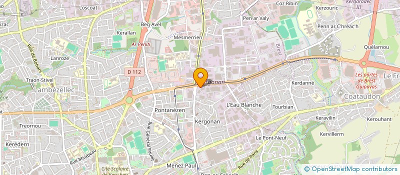 localisation de l'entreprise SCI FTP GRENELLE  BREST