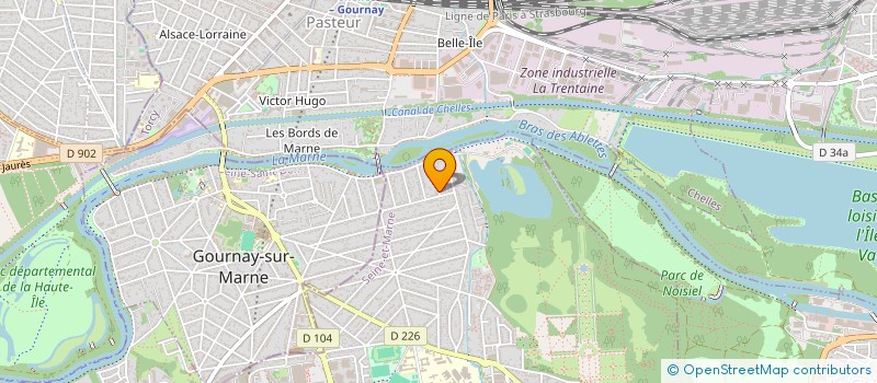 localisation de l'entreprise SCI FTSULEIM  CHAMPS-SUR-MARNE