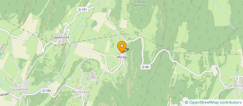 localisation de l'entreprise SCI FTTP  MONTREVEL