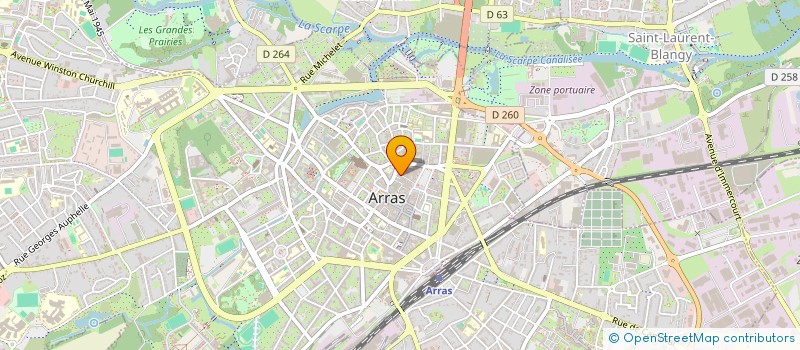 localisation de l'entreprise SCI FTVL à ARRAS