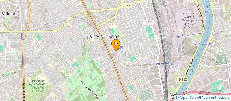 localisation de l'entreprise SCI FU  VITRY-SUR-SEINE