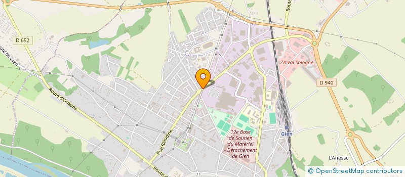 localisation de l'entreprise SCI FU XING à GIEN