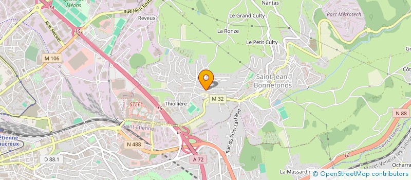 localisation de l'entreprise SCI FUCHER  SAINT-JEAN-BONNEFONDS