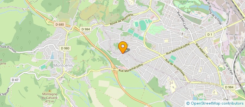 localisation de l'entreprise SCI FUCHEY à LE CREUSOT