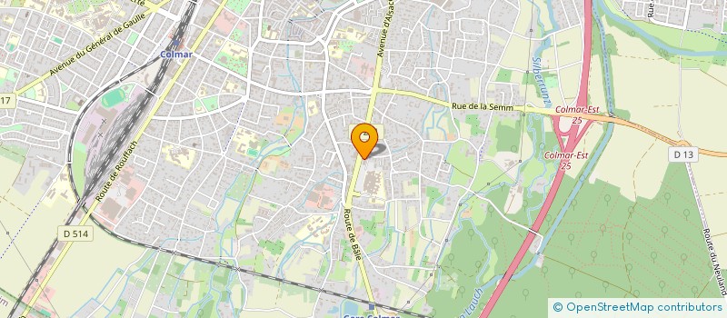 localisation de l'entreprise SCI FUCHS LAUTIER ANCEL  COLMAR