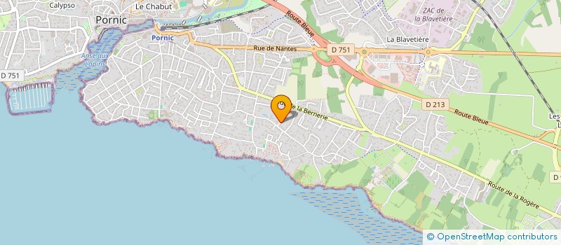 localisation de l'entreprise SCI FUCHS MOINEAU  PORNIC