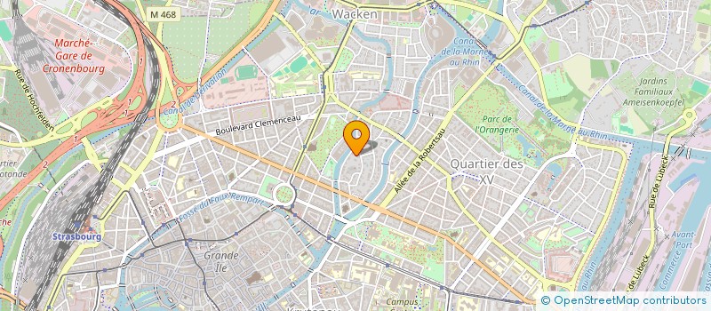 localisation de l'entreprise SCI  FUCHSLOCH  STRASBOURG