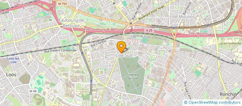 localisation de l'entreprise SCI FUCTORY à LILLE
