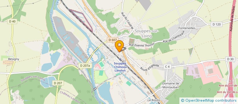 localisation de l'entreprise SCI FUGERAY-PAGE  SOUPPES-SUR-LOING