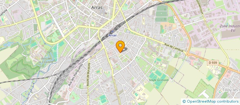 localisation de l'entreprise SCI FUGUE à ARRAS