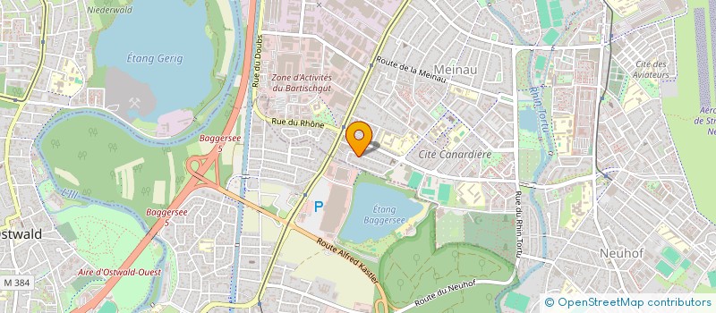localisation de l'entreprise SCI FUHRER à STRASBOURG