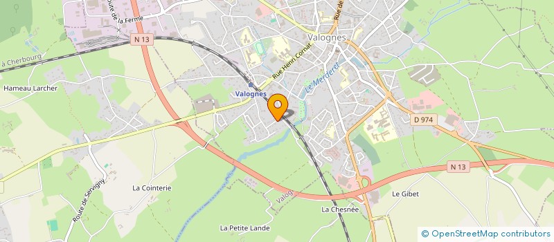 localisation de l'entreprise SCI FUIMUS  VALOGNES