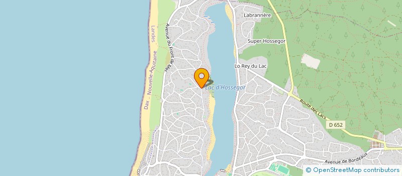 localisation de l'entreprise SCI FUJI  SOORTS-HOSSEGOR