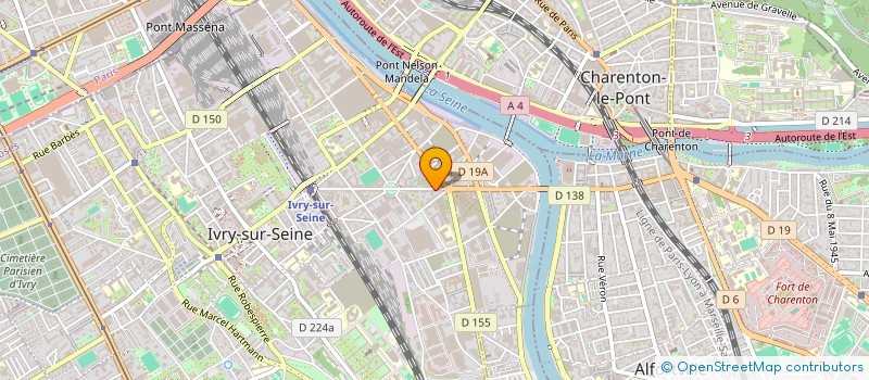 localisation de l'entreprise SCI FUJIN à IVRY-SUR-SEINE
