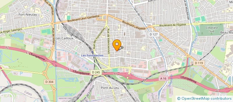 localisation de l'entreprise SCI FULA  CALAIS