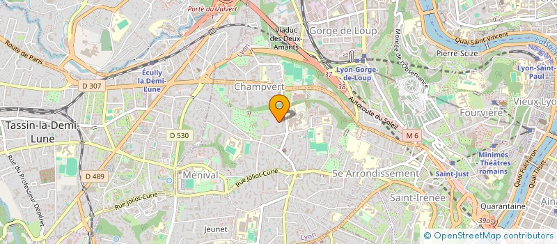 localisation de l'entreprise SCI FULCRUM  LYON