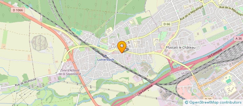 localisation de l'entreprise SCI FULCRUM  LUTTERBACH