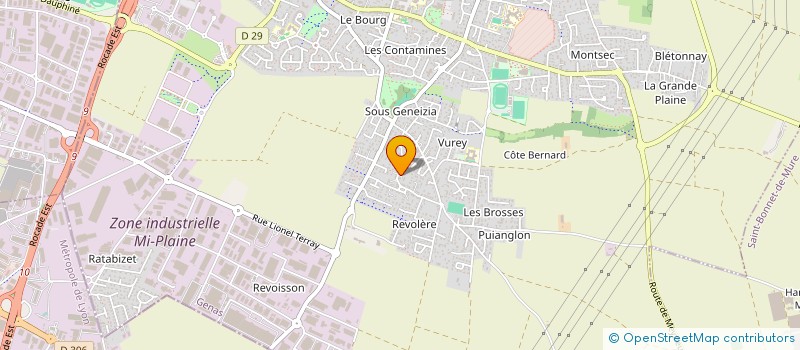 localisation de l'entreprise SCI FULERO  GENAS