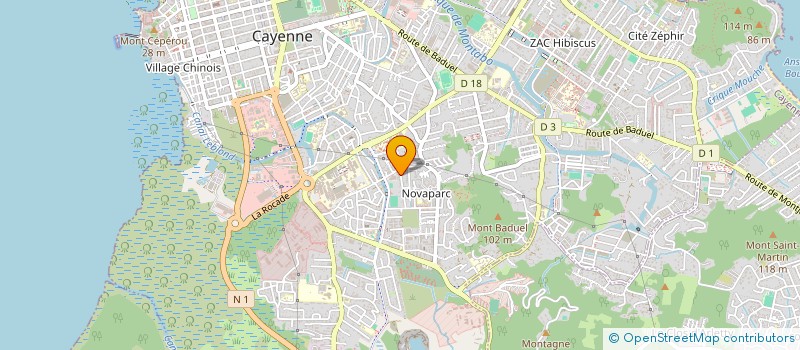 localisation de l'entreprise SCI FULPLESSIS  CAYENNE