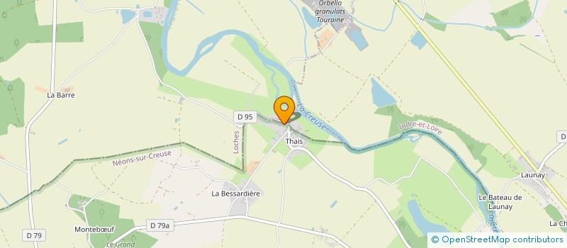 localisation de l'entreprise SCI FUME à NEONS-SUR-CREUSE