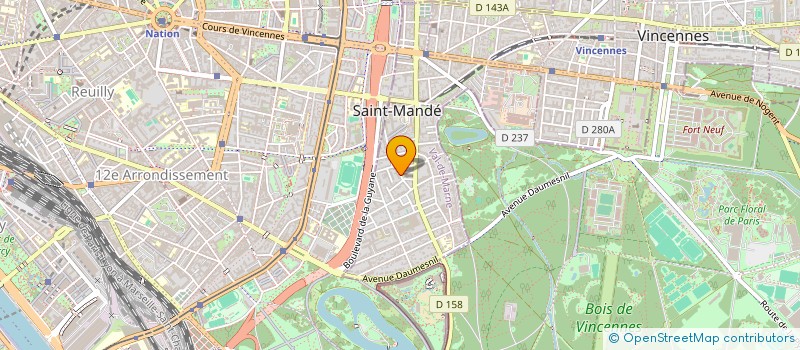 localisation de l'entreprise SCI FUMETOS à SAINT-MANDE