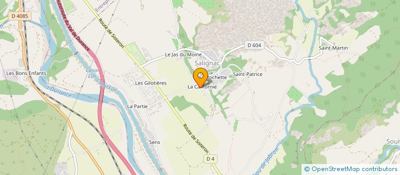 localisation de l'entreprise SCI FUMEX  SALIGNAC