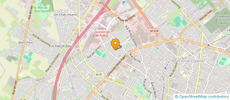 localisation de l'entreprise SCI FUN  TOURCOING