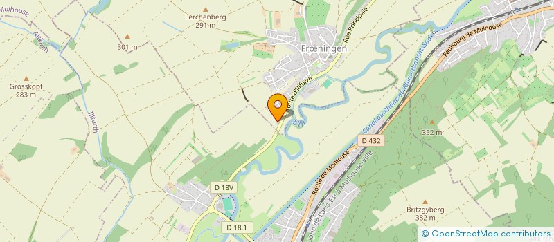 localisation de l'entreprise SCI FUNDA  FRNINGEN