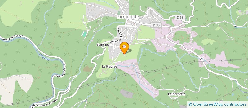 localisation de l'entreprise SCI FUNE  LACROUZETTE